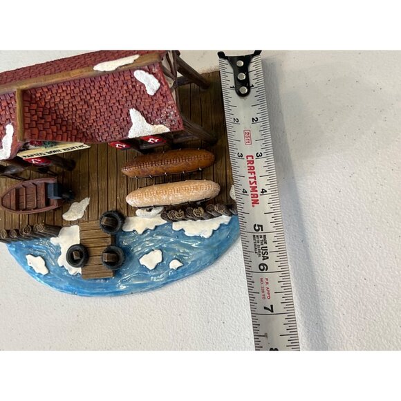 St. Nicholas Square Rapids Boat Rental Village Collection 2007 Holiday Decor - Picture 16 of 16